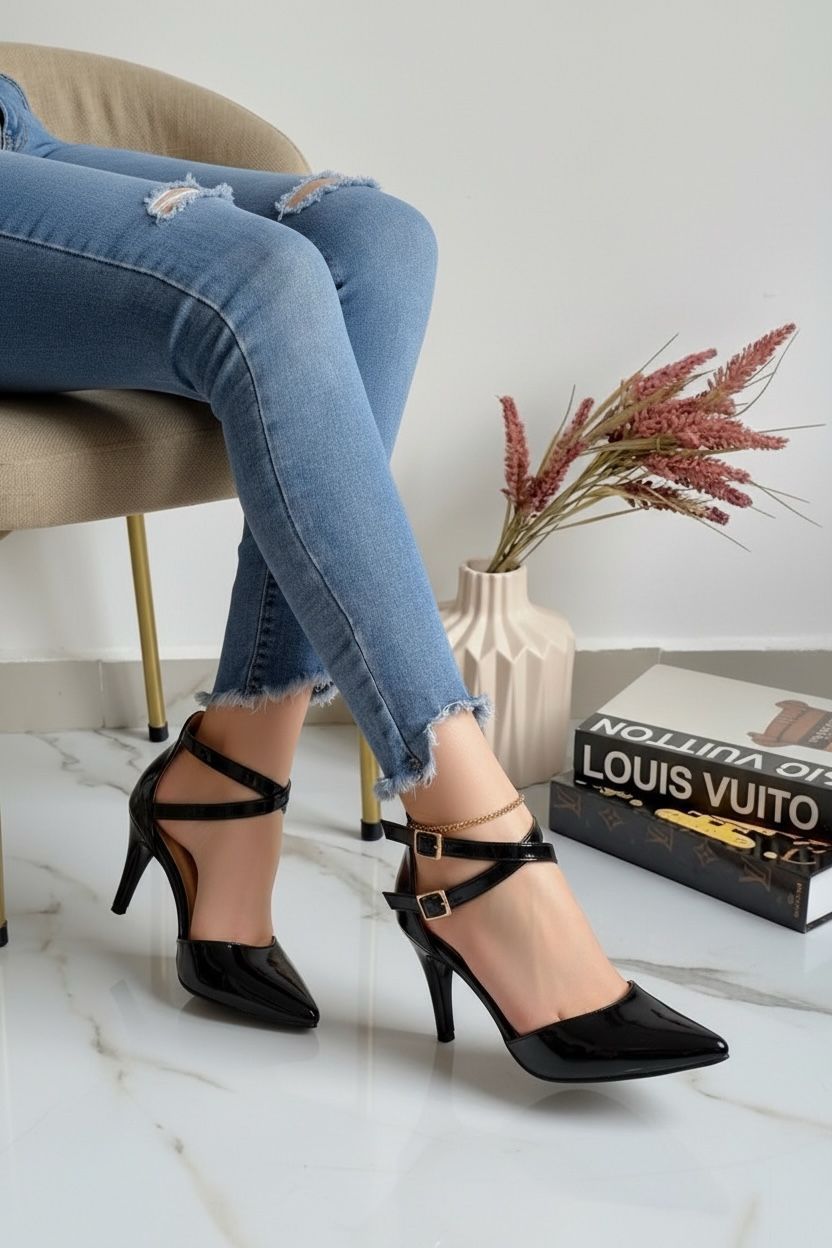 ✨ Tacones Elegantes de Tiras Cruzadas OS0529 – Sofisticación que estiliza tu figura