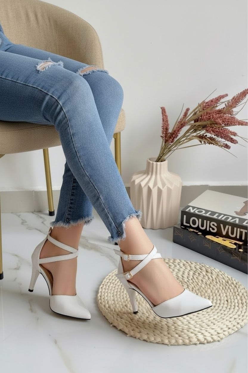 ✨ Tacones Elegantes de Tiras Cruzadas OS0529 – Sofisticación que estiliza tu figura