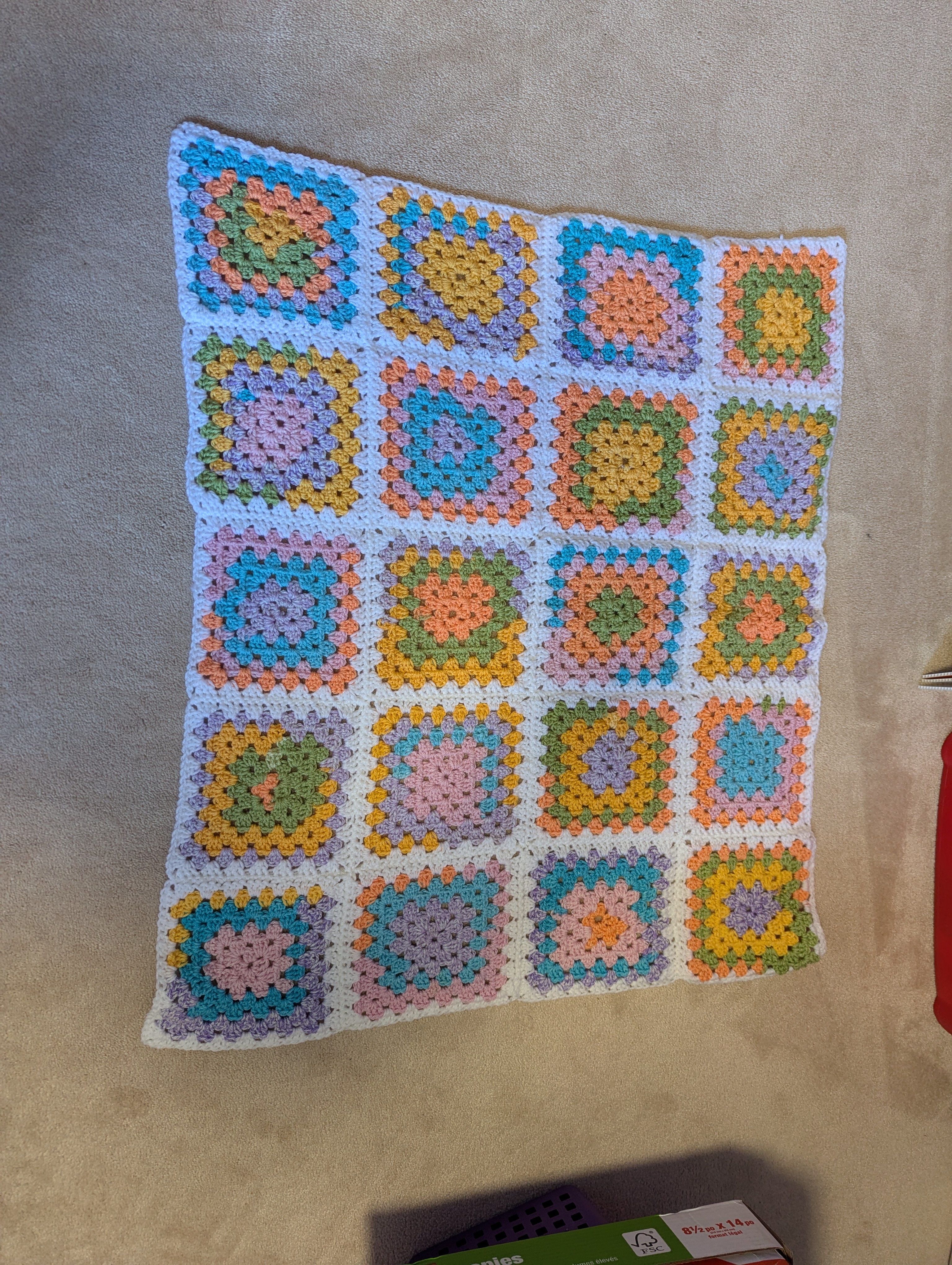 Crochet Granny Square Blanket