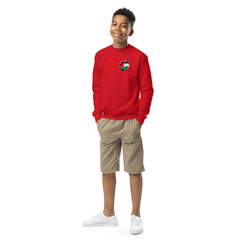 PALESTINE KID Youth crewneck sweatshirt