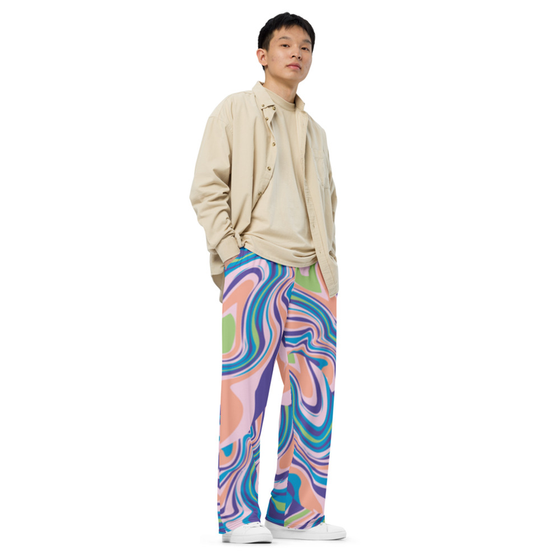 Ecorce unisex wide-leg pants