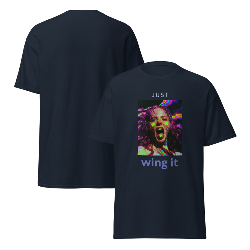 JUST WING IT Unisex classic tee