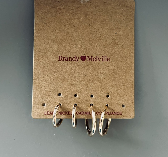 BRANDY MELVILLE - Hoops Earrings Set