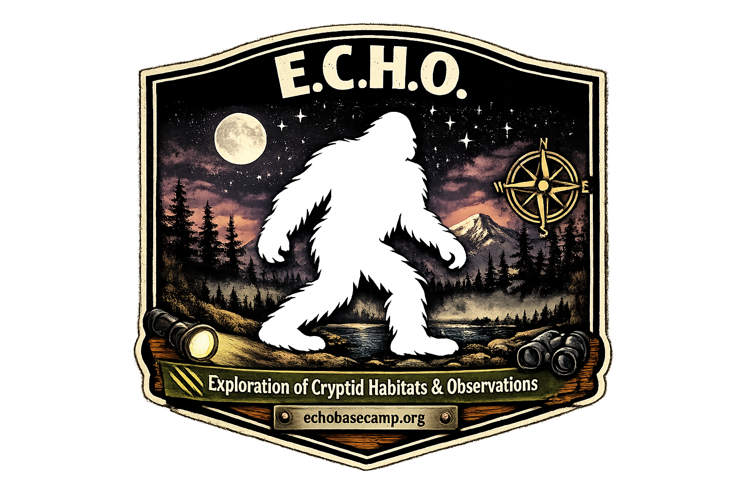 E.C.H.O. LOGO STICKER 006