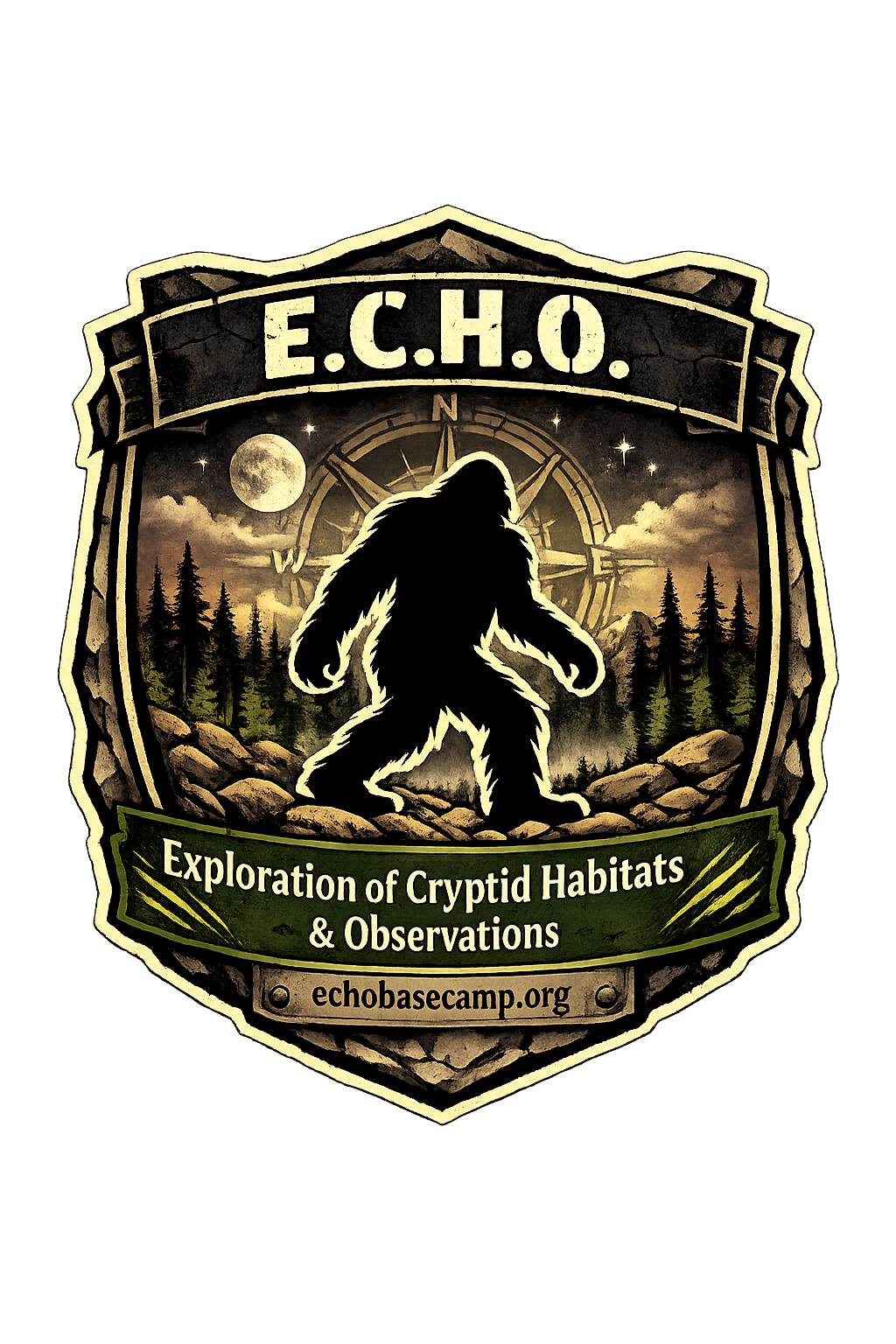 E.C.H.O. LOGO STICKER 002
