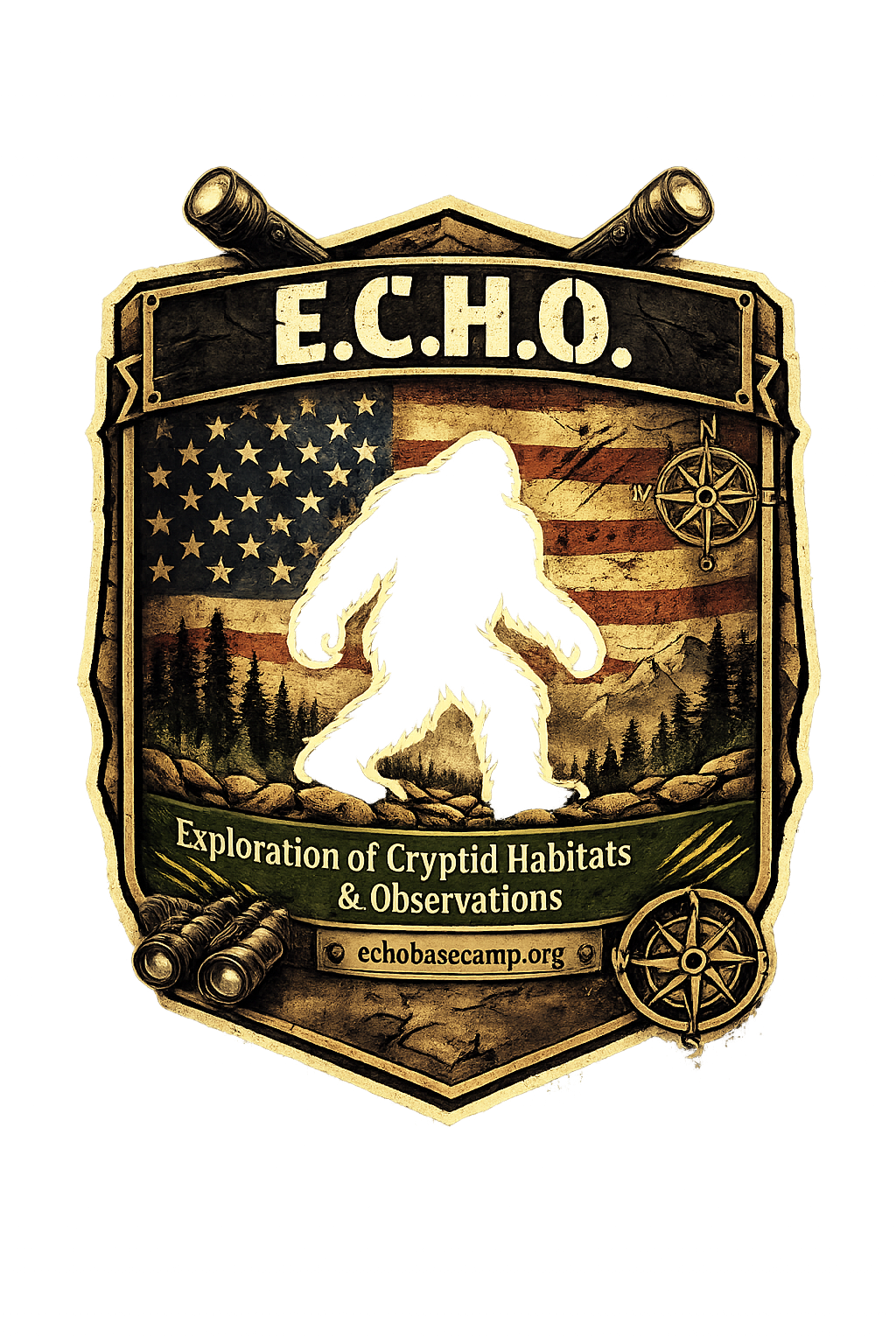 E.C.H.O. LOGO STICKER 004