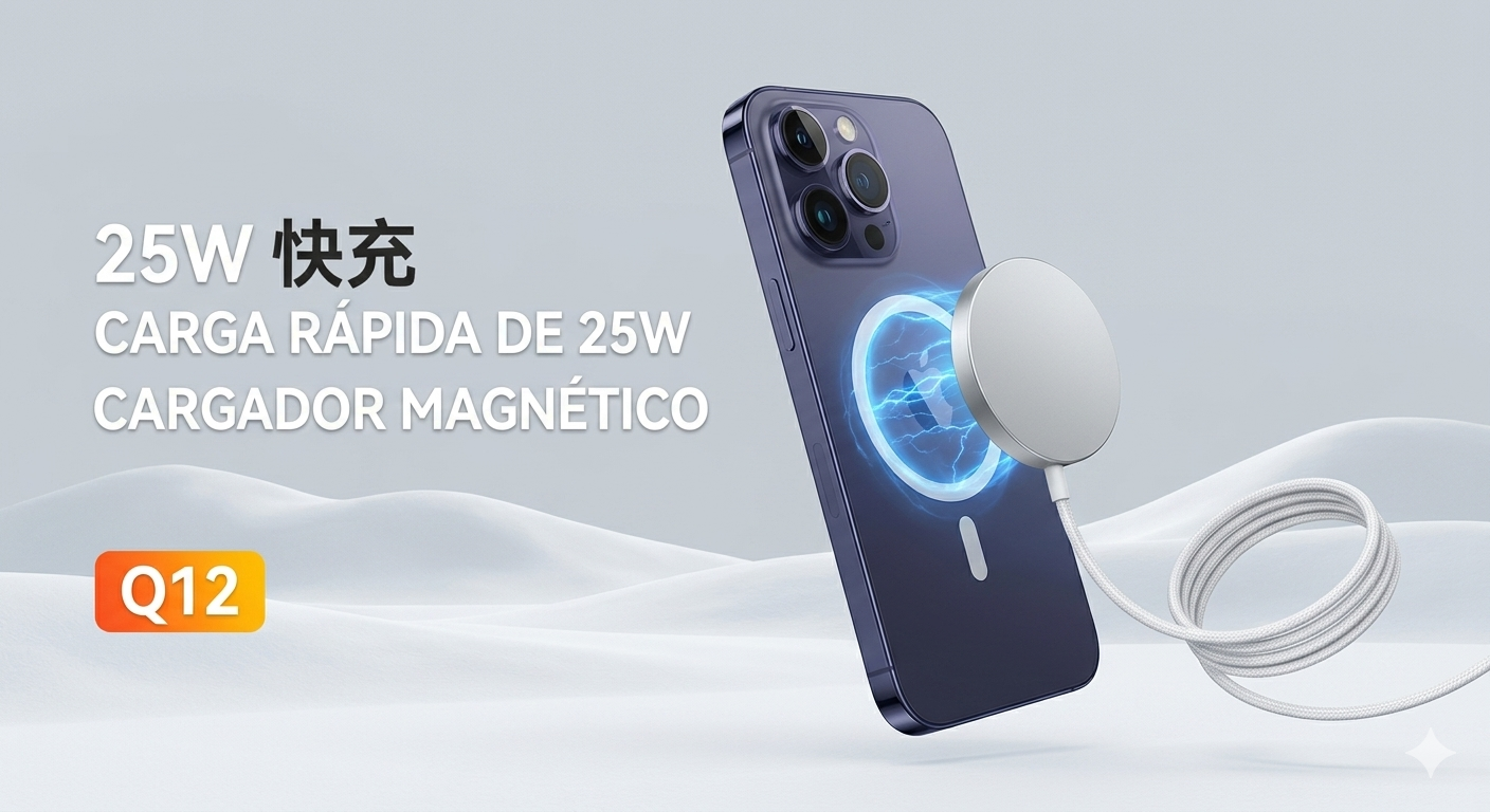Cargador inalámbrico rápido