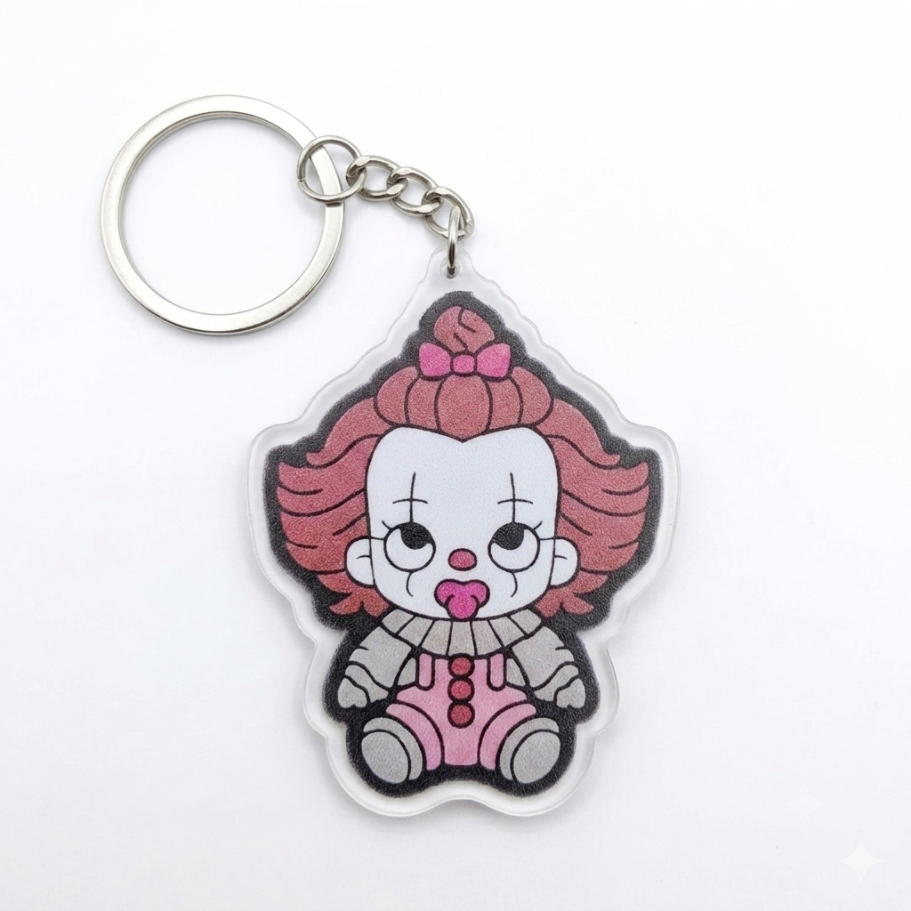 Cute Clown Keychain