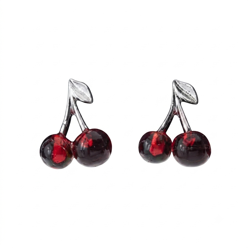 Cherry Stud Earrings