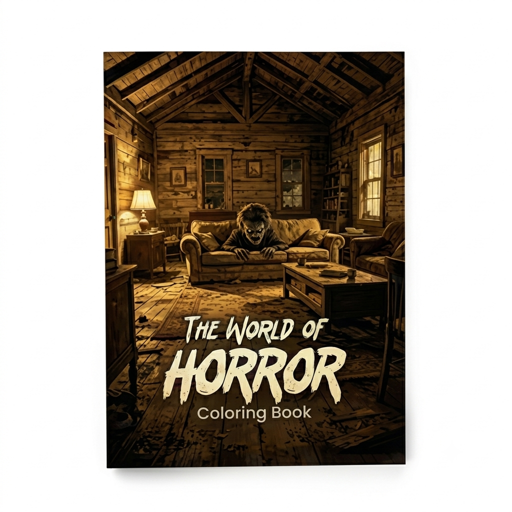 The World of Horror Coloring Book