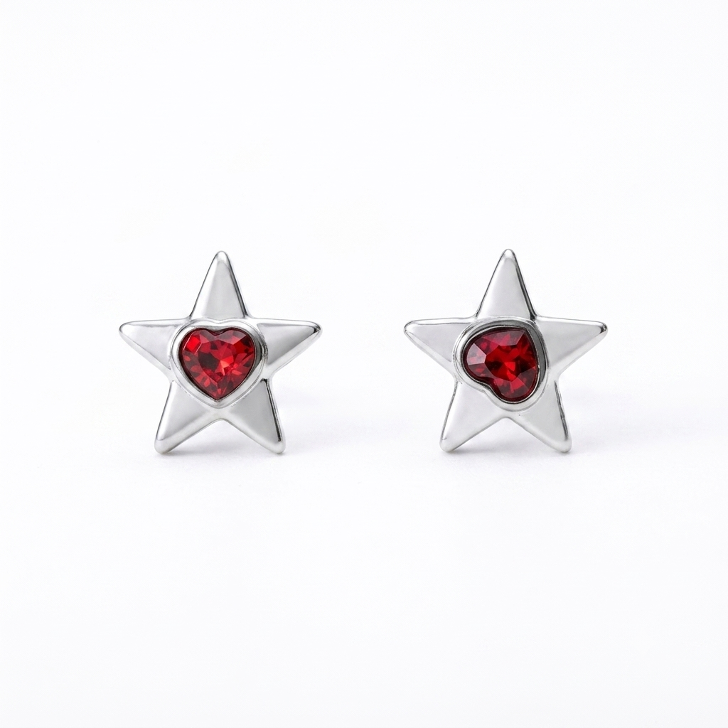 Star-Shaped Earrings