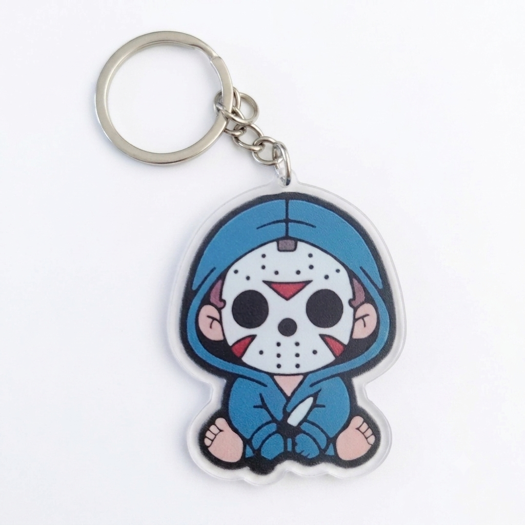 Cute Jason Voorhees Horror Mask Keychain