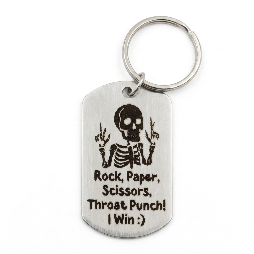 Skeleton Joke Keychain