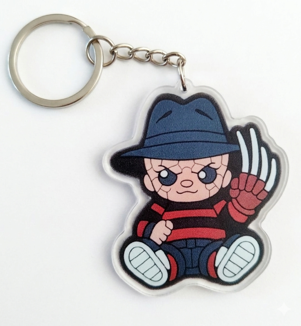 Horror Icon Cartoon Freddy Keychain
