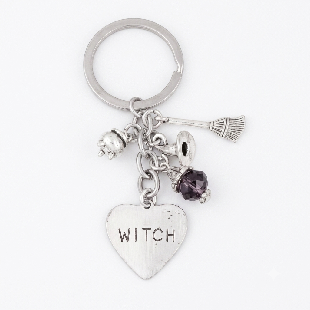 Witch Charm Keychain