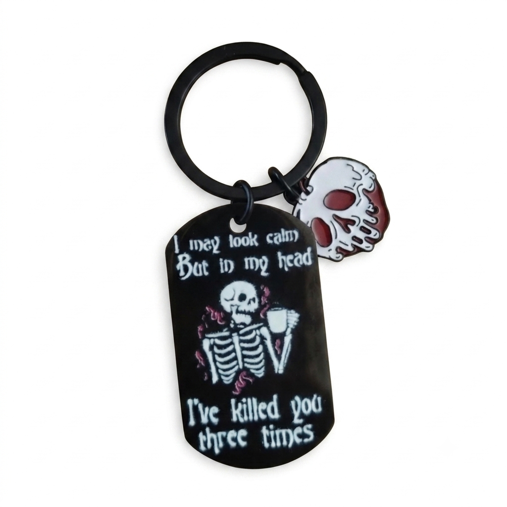 Skeleton Attitude Keychain