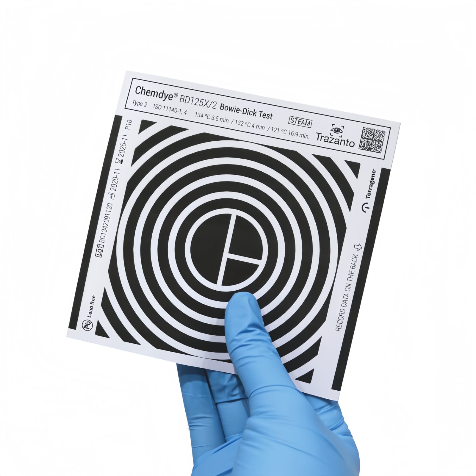 Bowie-Dick Test Card