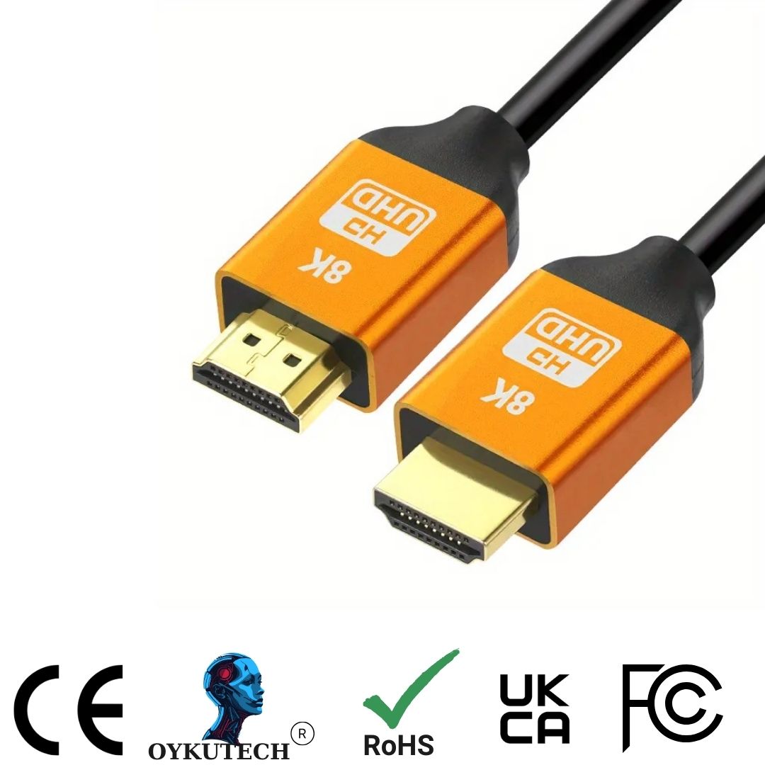 Oykutech HDMI 2.1 Kablo – 3 Metre, 8K Çözünürlük