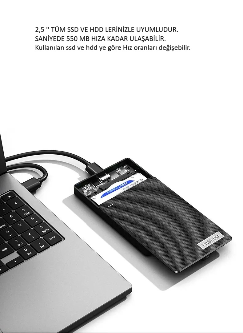 Paskoo 2.5 SSD/HDD Kutusu