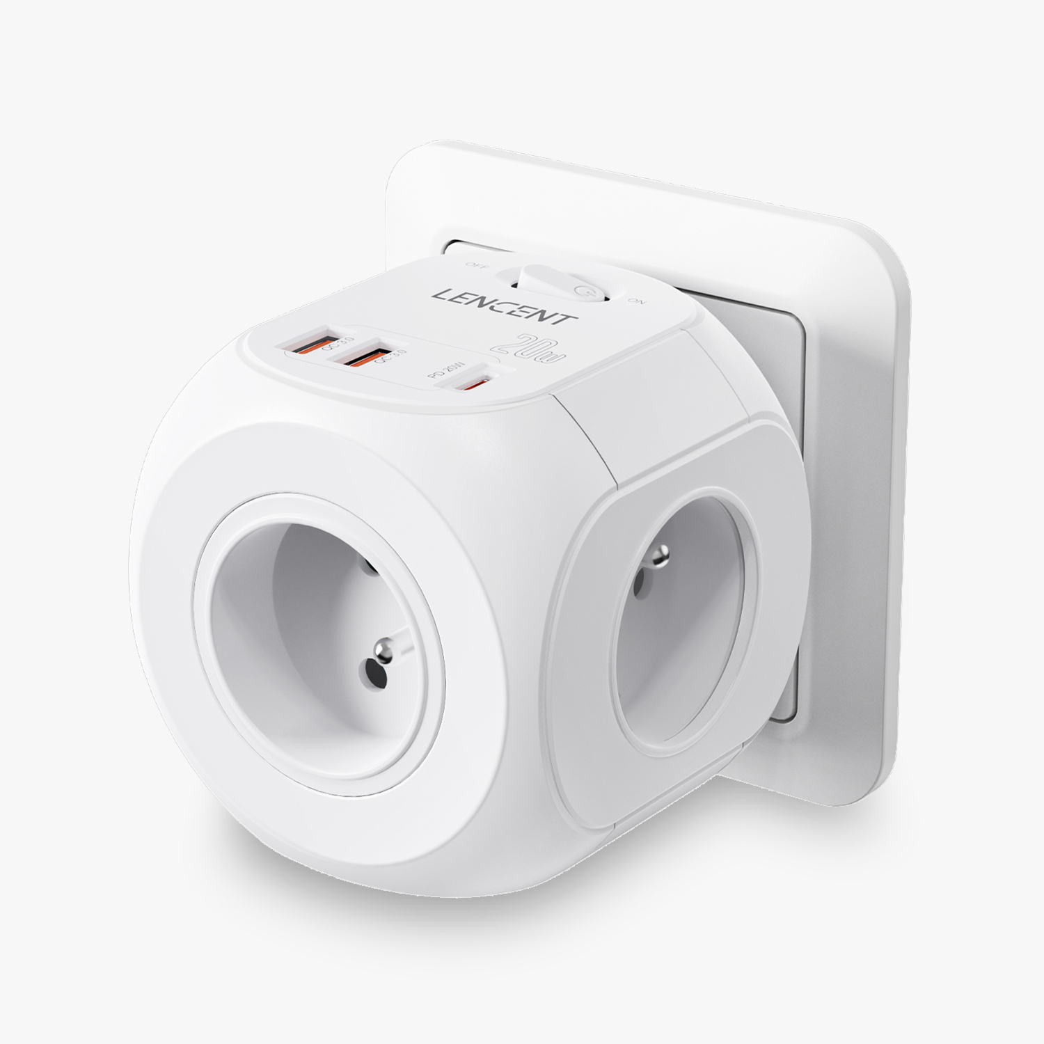 LENCENT PD20W TAM KORUMALI PRİZ