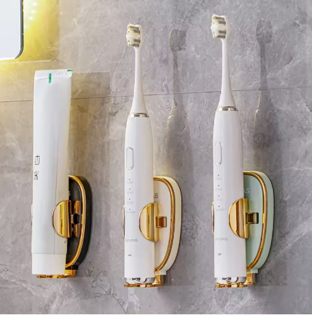 Wall-Mounted Toothbrush & Toothpaste Holder Set