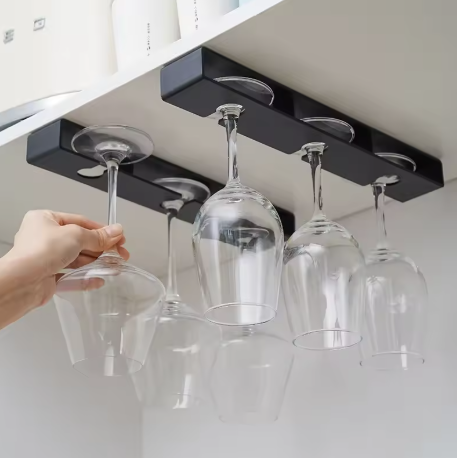 Under Cabinet Wine Glass Rack