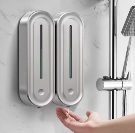 Wall-Mounted Dual Soap Dispenser