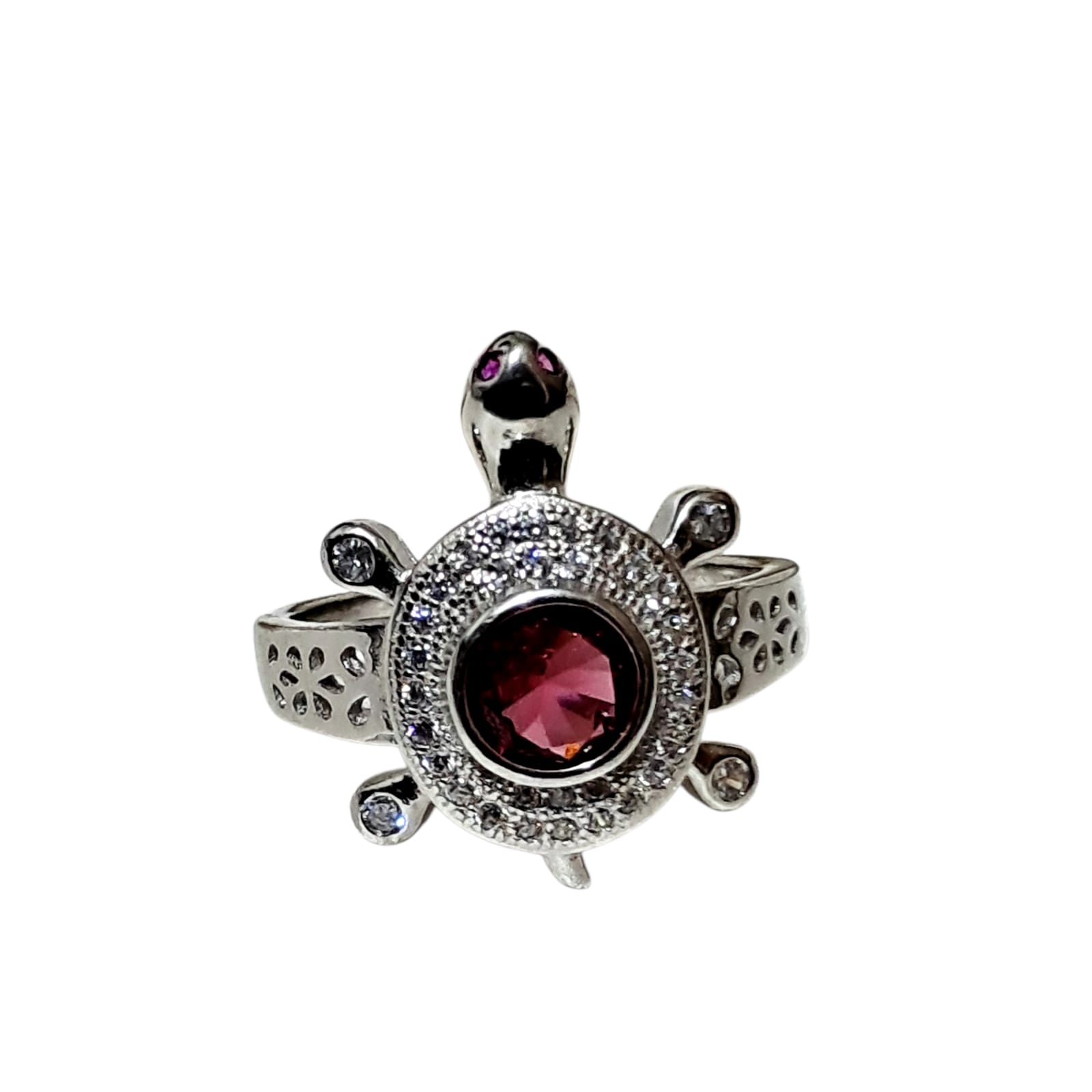 925 Silver Turtle-Shaped Silver Ring