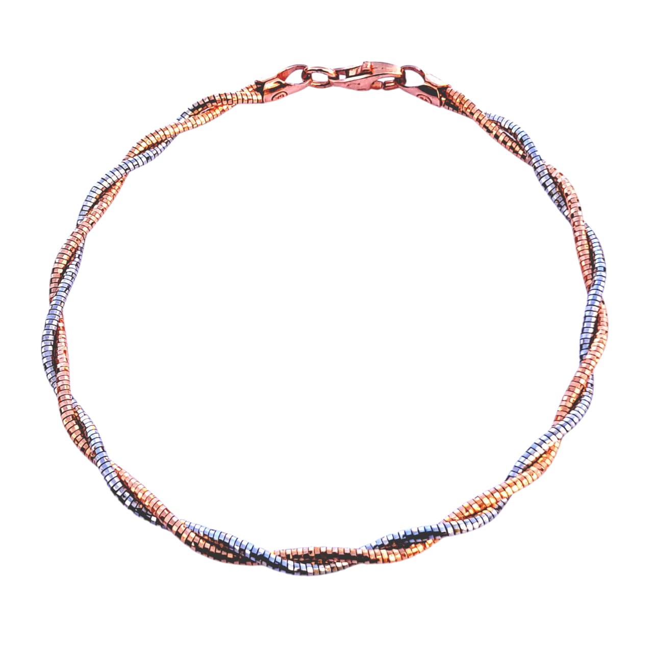 925 Silver Italian Twisted Bracelet