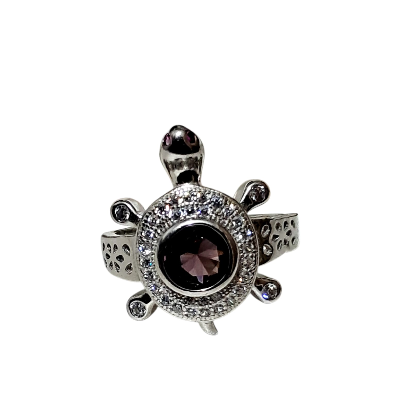 925 Silver Turtle Design Ring