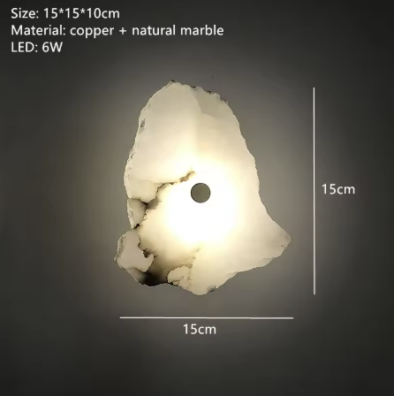 Natural Marble LED Wall Lamp