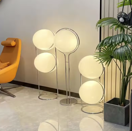 Modern Globe Floor Lamp Set