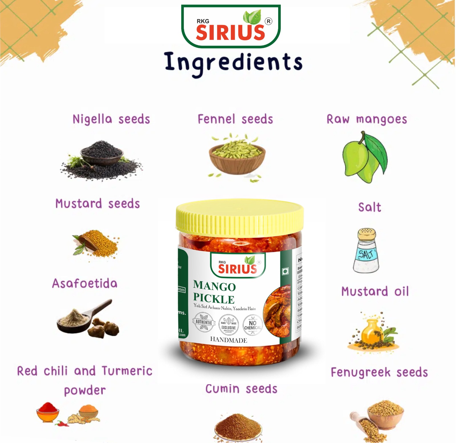SIRIUS Mango Pickle