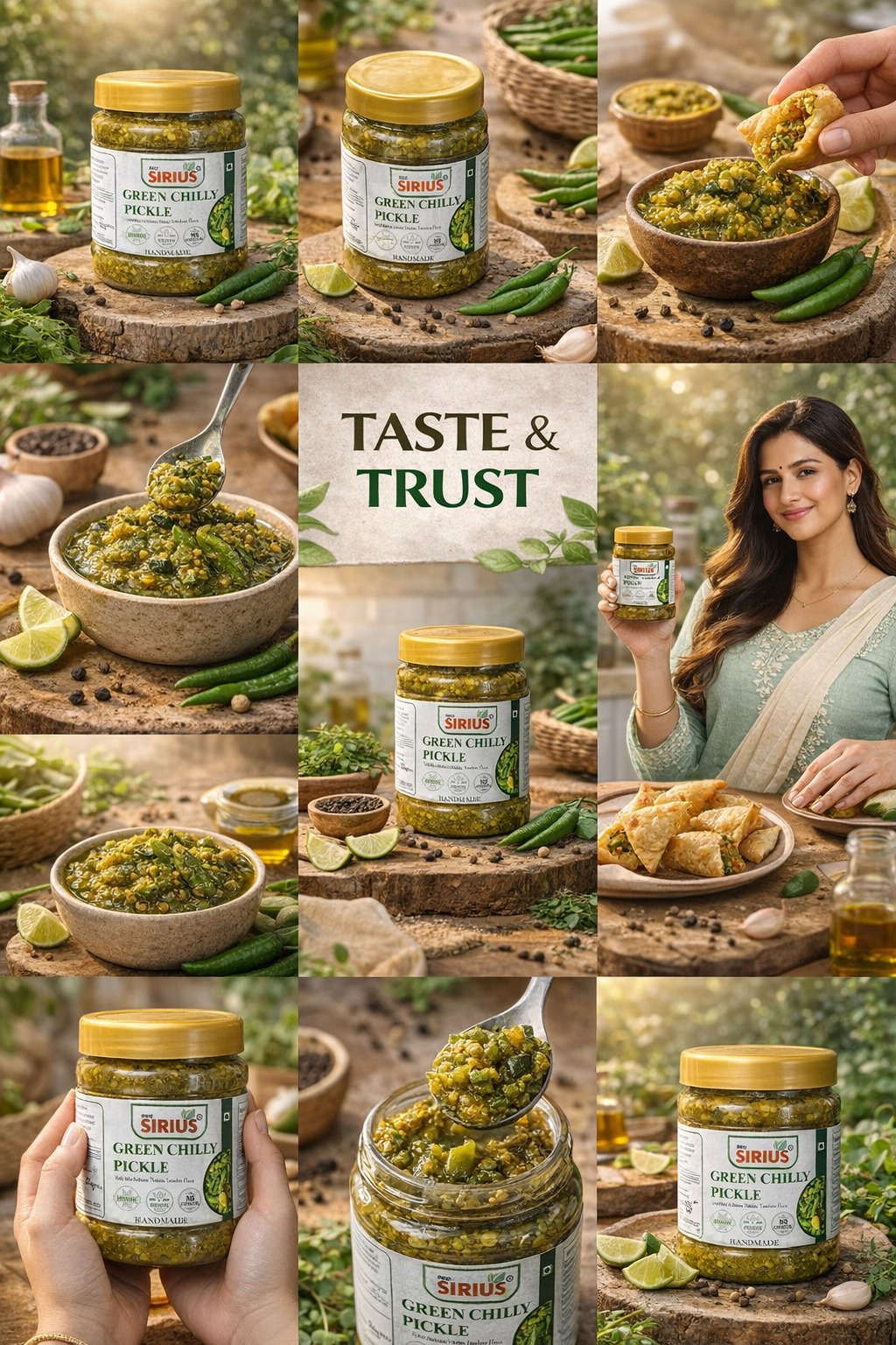 Sirius Green Chilli Pickle