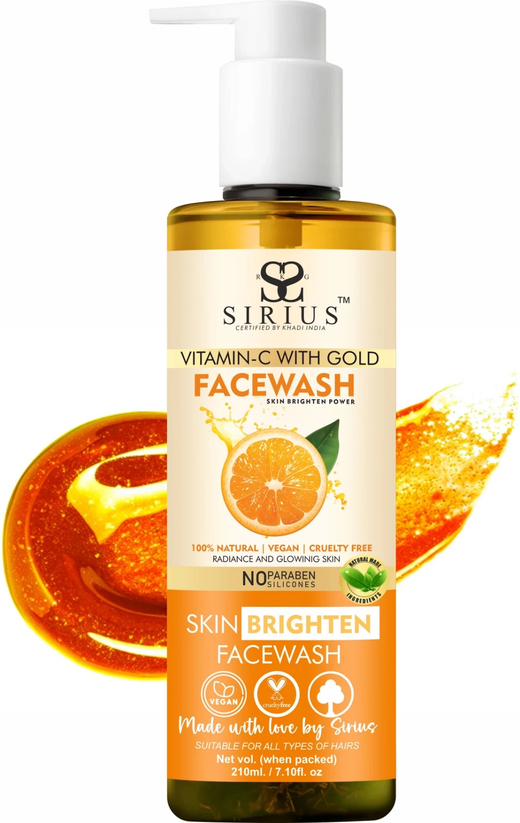 Vitamin-C with Gold Facewash