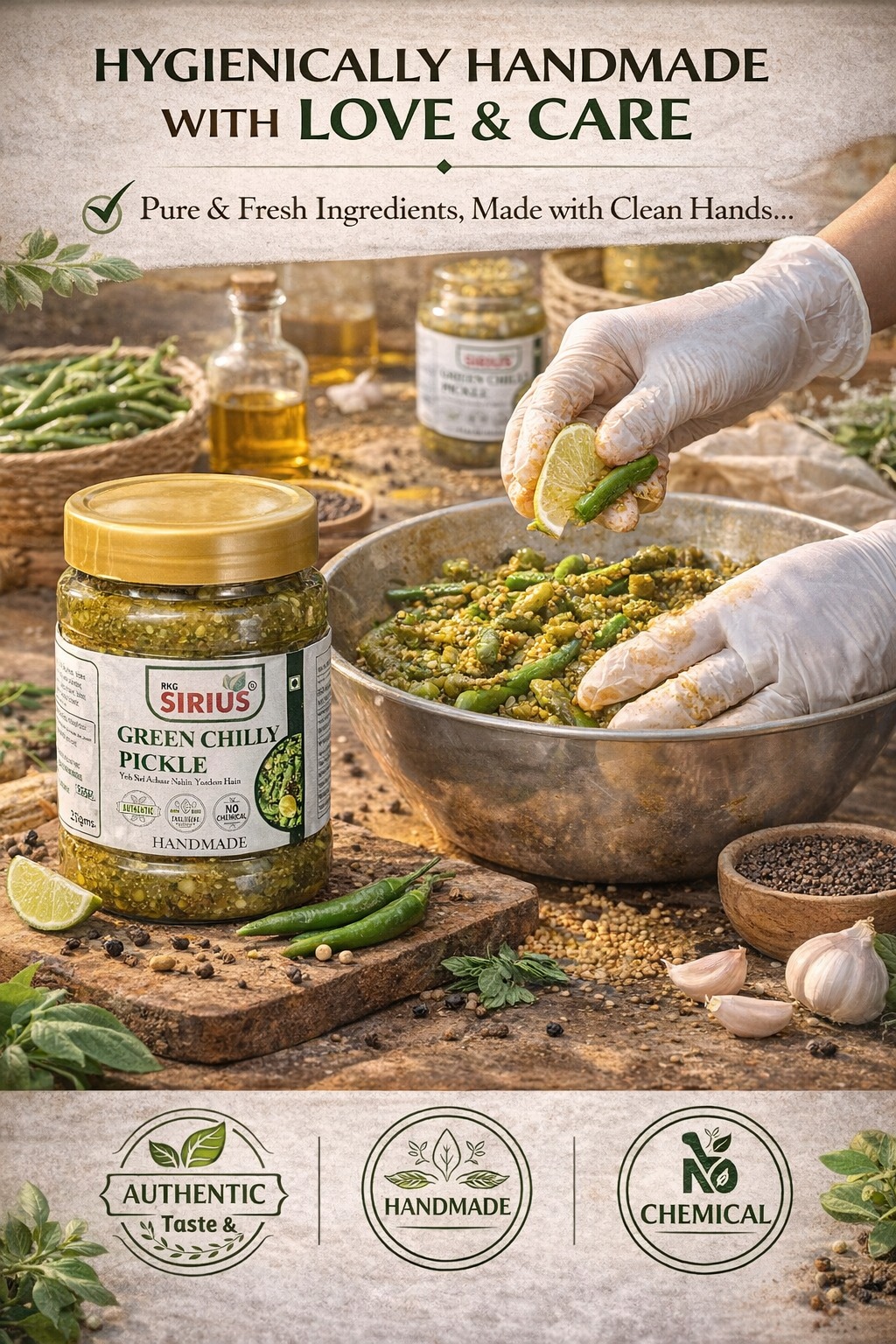 Sirius Green Chilly Pickle