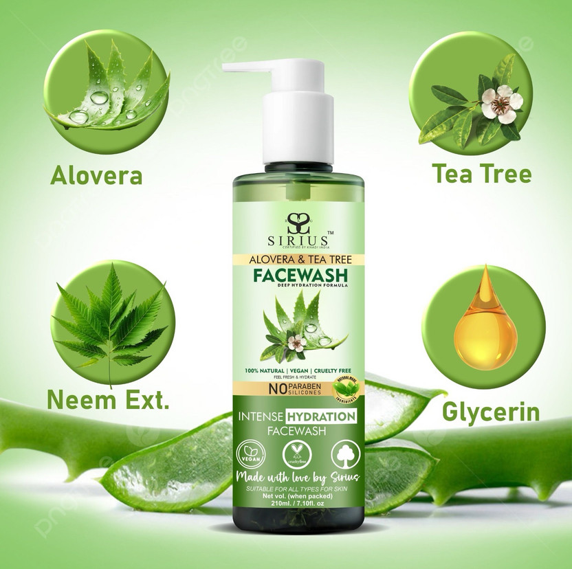 Aloevera & Tea Tree Facewash