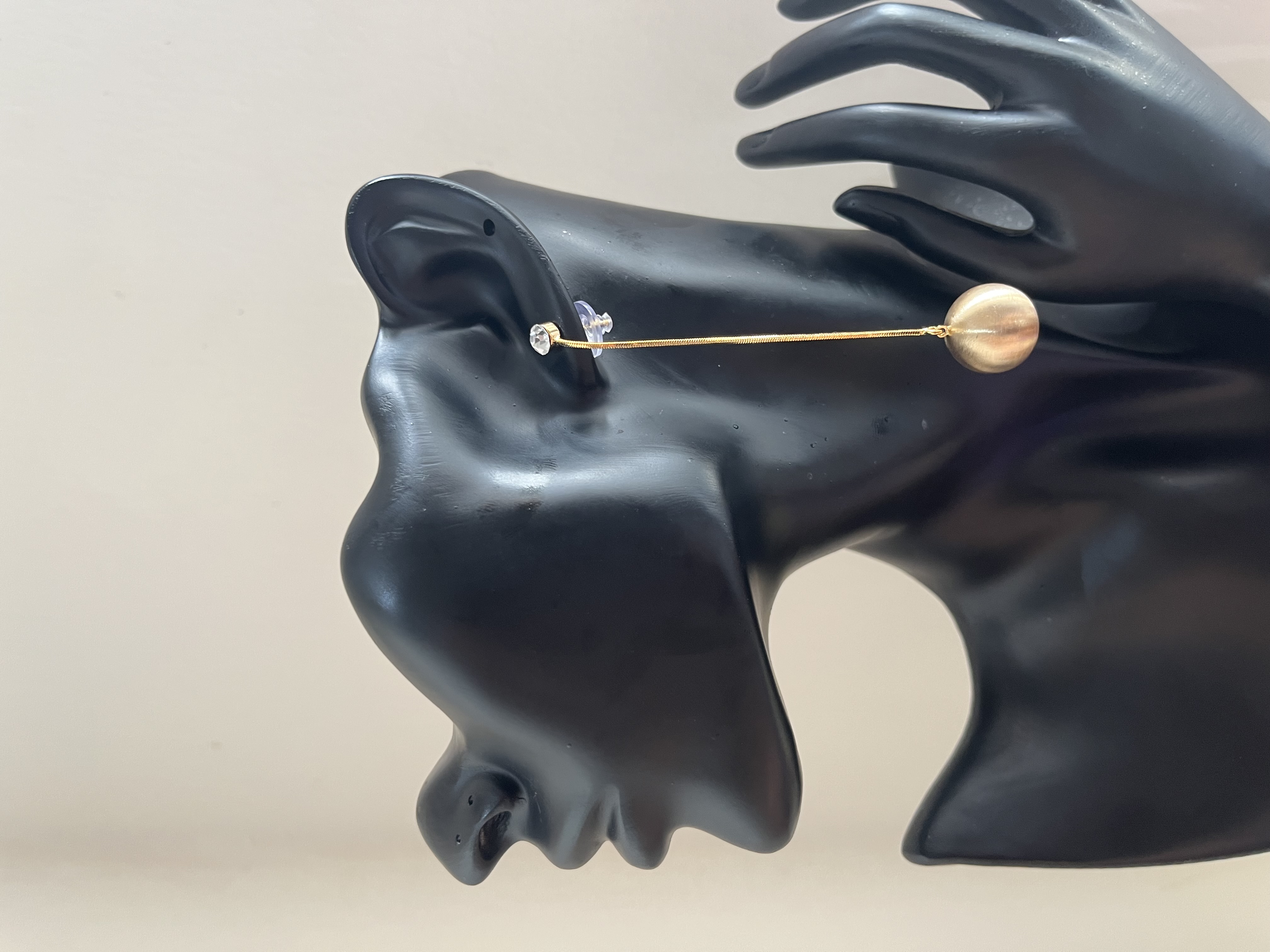 Minimalist Gold Drop Earring