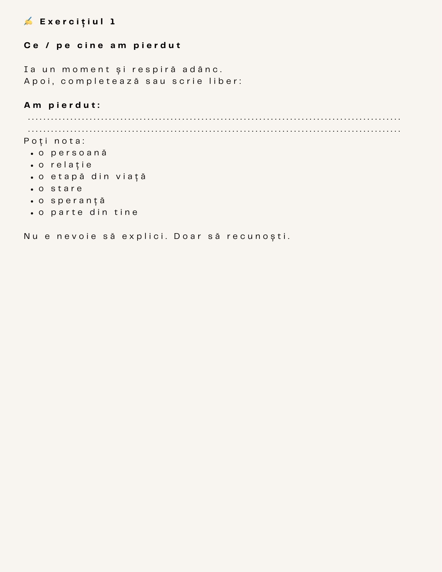 A Trăi cu Pierderea – Jurnal Terapeutic pentru Doliu și Schimbare (PDF)