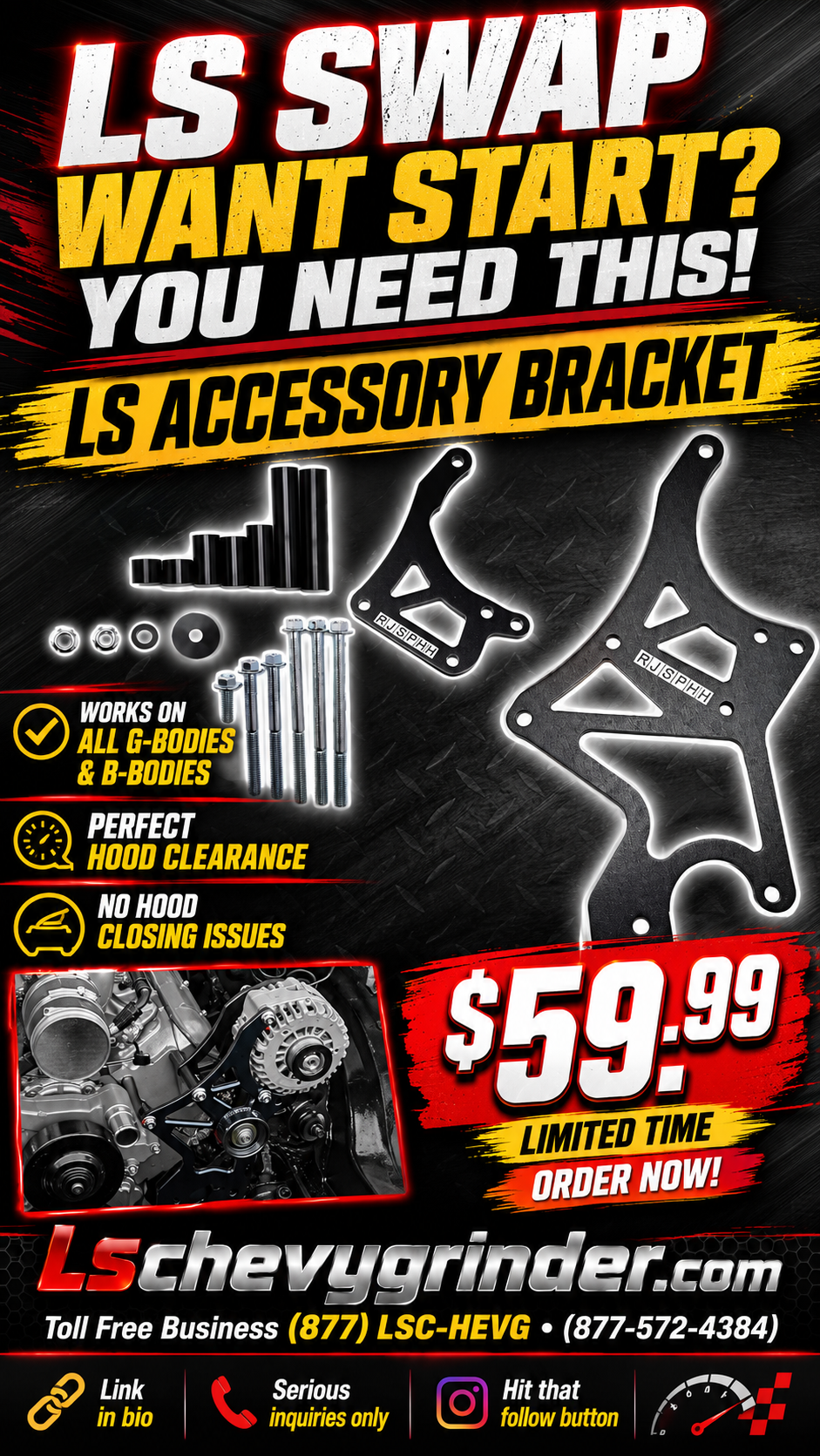 LS Accessory Bracket