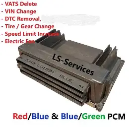 Red/Blue & Blue/Green PCM Mail In service