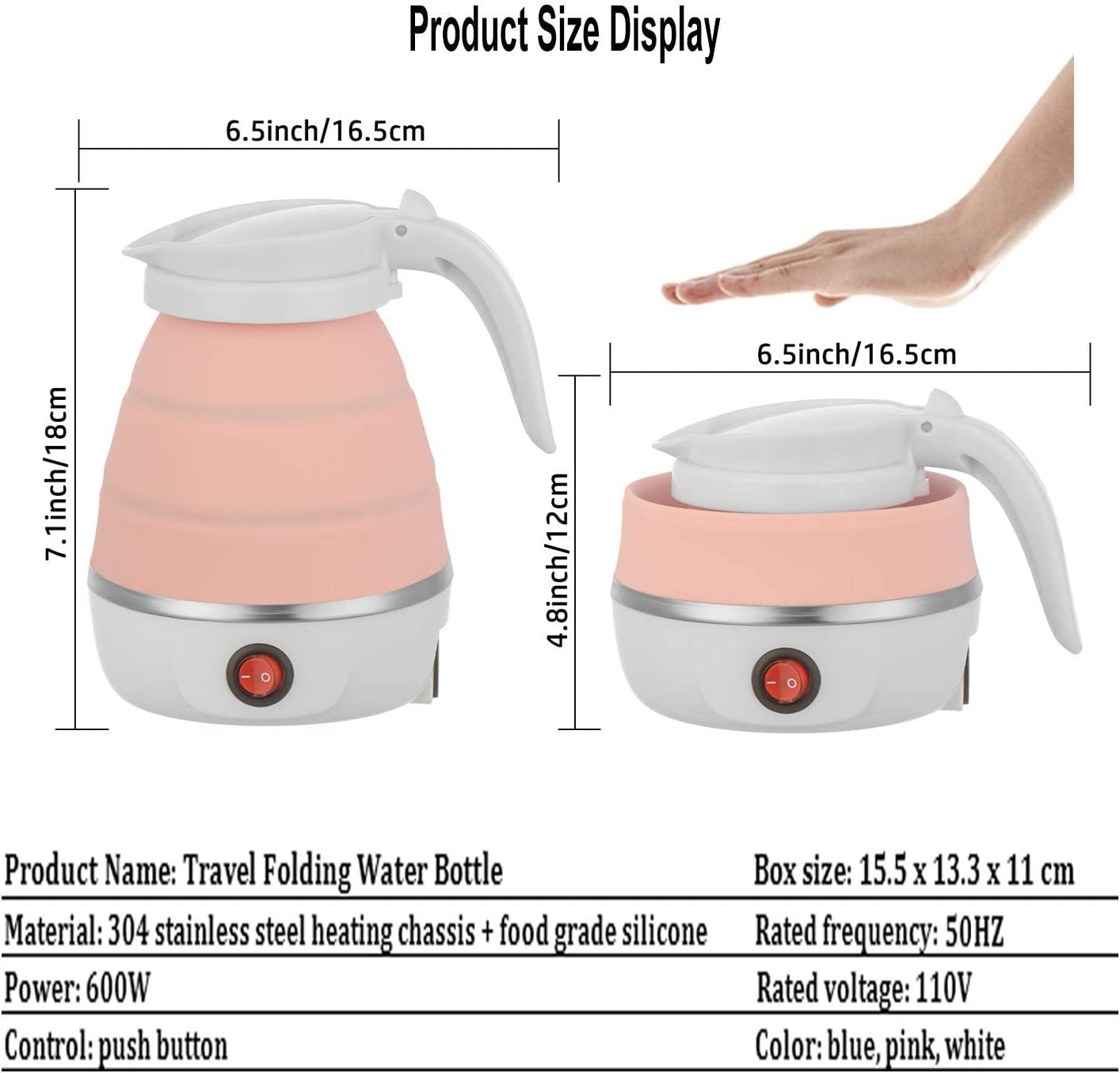 Travel Folding Electric Kettle