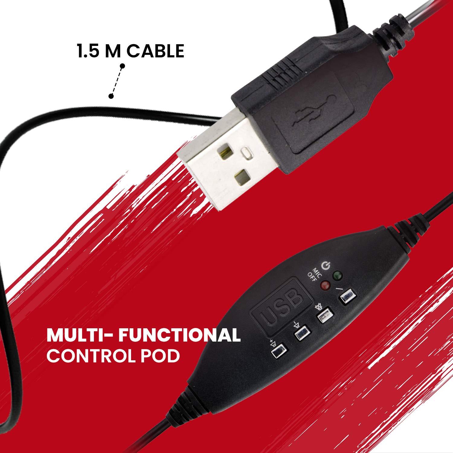 Over-Ear Gaming Headset USB