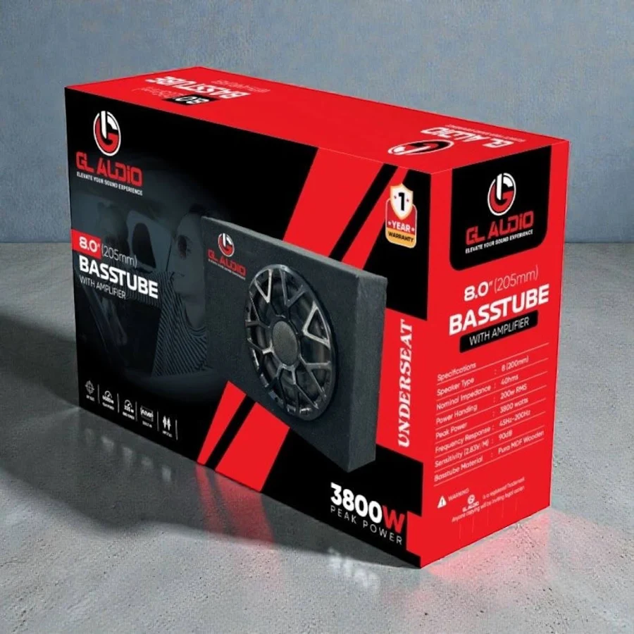 GL Audio 8.0 Basstube under seat