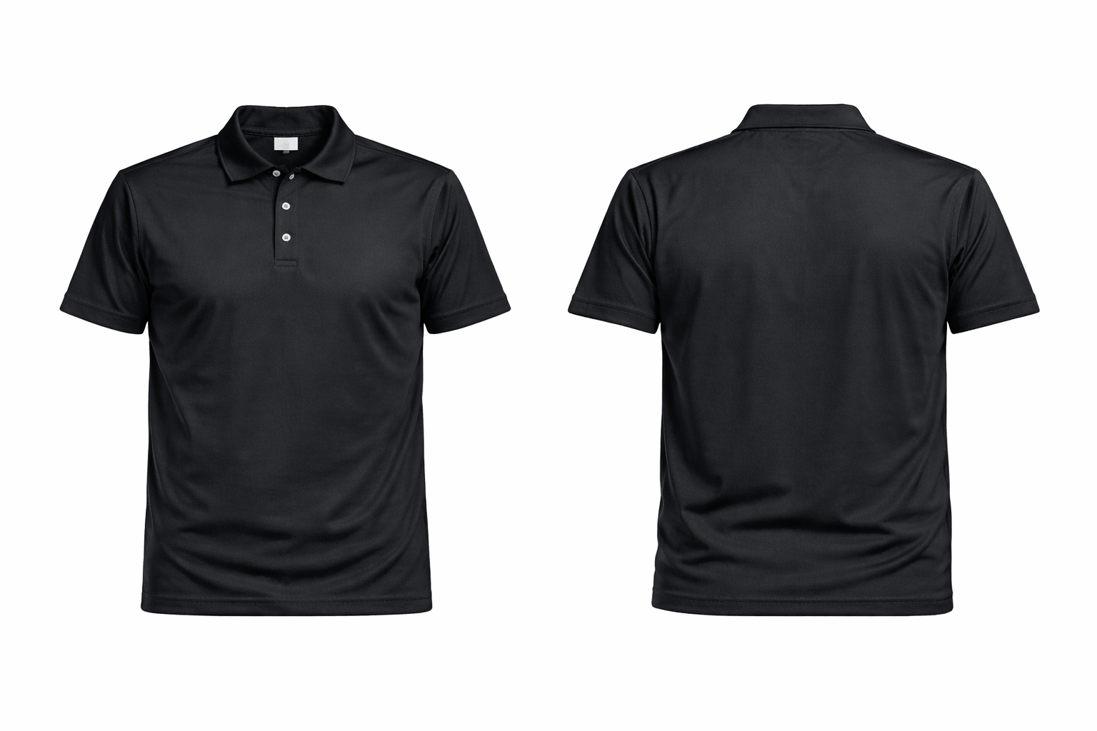 Classic Black Polo T-Shirt