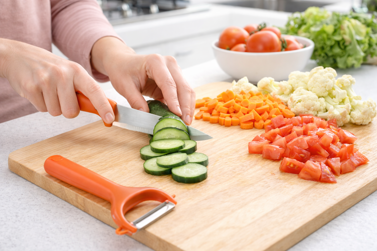 Kitchen Knife & Peeler Set