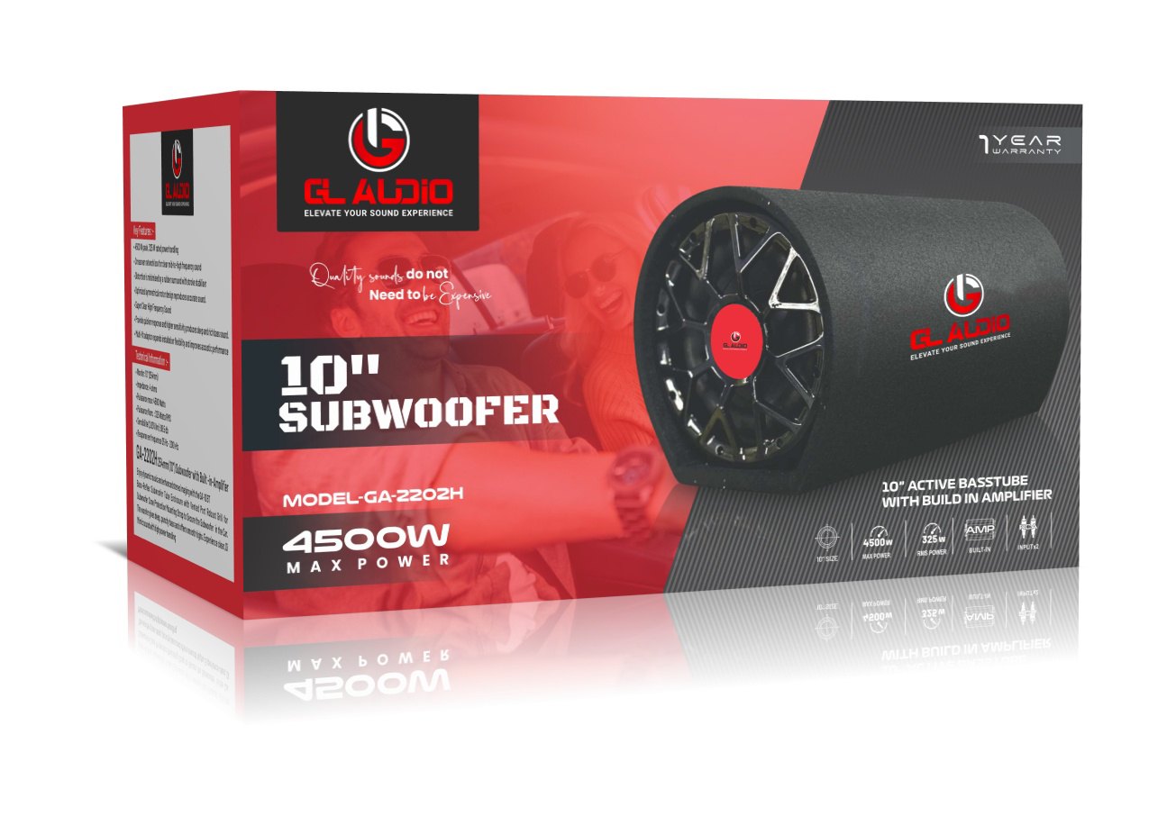 GL- Audio10" Subwoofer Basstube