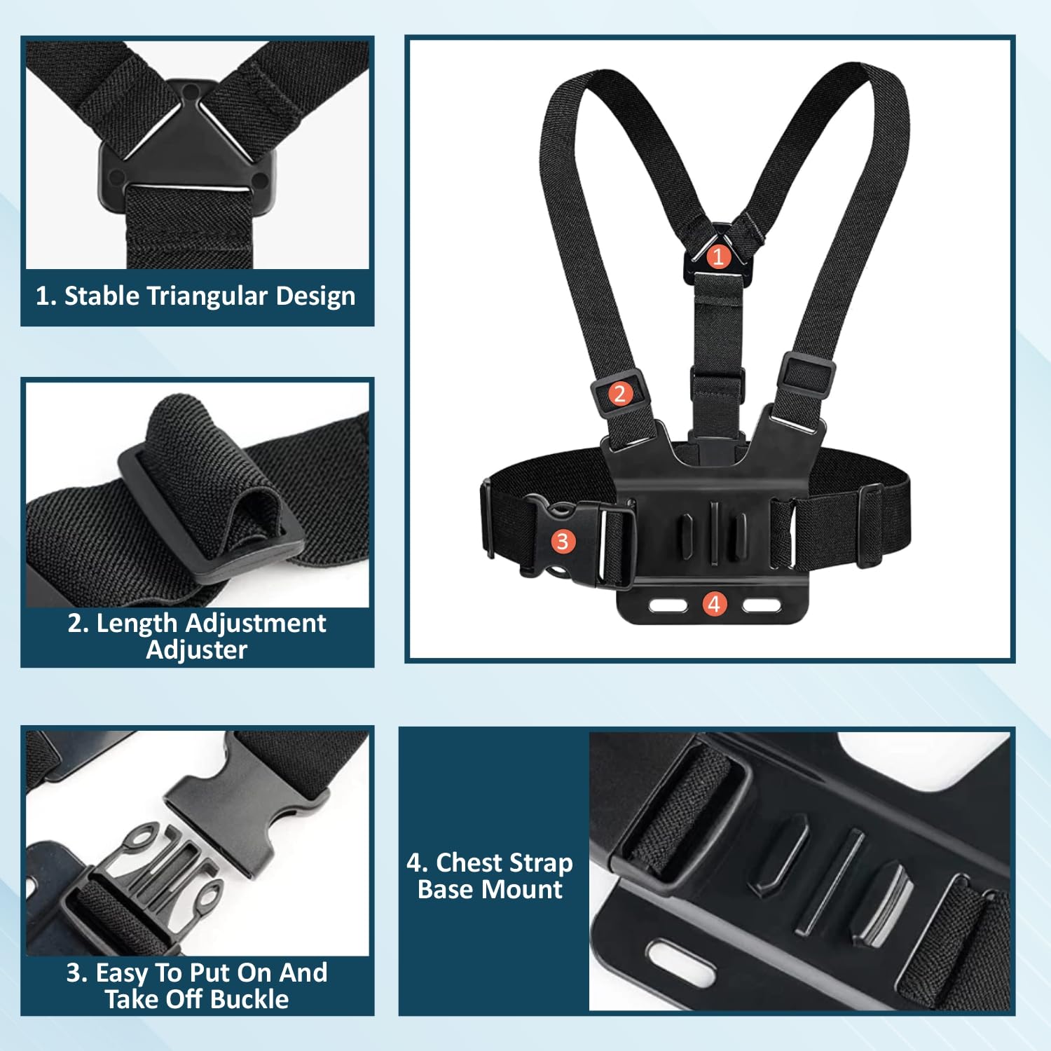 Chest Mount Phone Holder