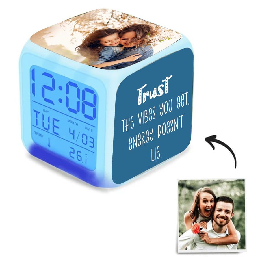Personalized Photo Table Clock