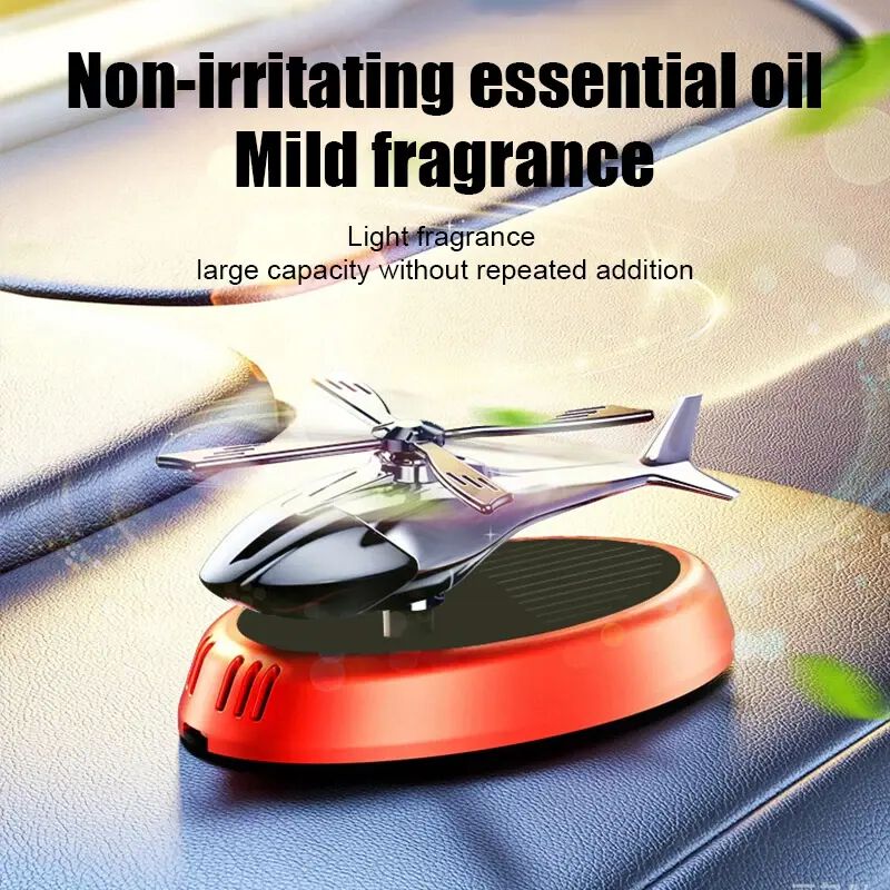 Solar Helicopter Car Air Freshener